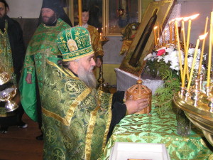 В Невель прибыл ковчег с частицей мощей преподобного Серафима Саровского.